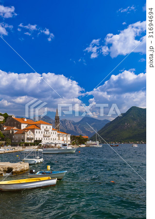 Perast on coast of Boka Kotor bay - Montenegro Perast on coast of Boka Kotor bay - Montenegro 31694694