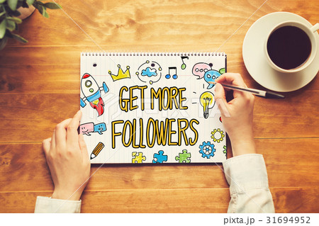 Get More Followers text Get More Followers text 31694952