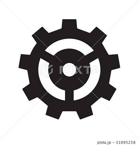 Gear isolated on white background 31695258