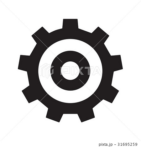 Gear isolated on white background 31695259