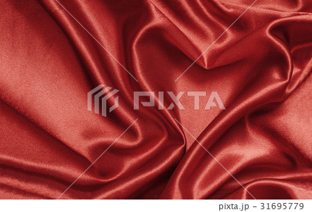 Red satin heart 31695779