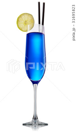 alcohol cocktail isolated on white background alcohol cocktail isolated on white background 31695823