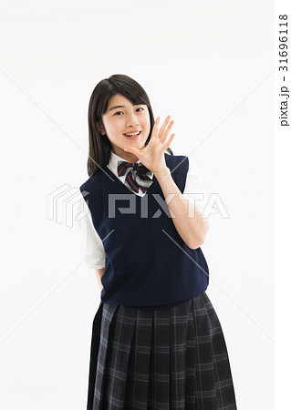 中学生 制服 ジェスチャー 中学生 制服 ジェスチャー 31696118