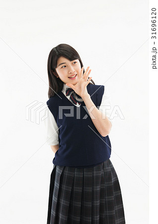 中学生 制服 ジェスチャー 中学生 制服 ジェスチャー 31696120