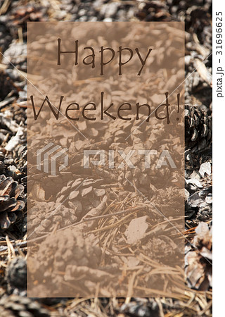 Vertical Autumn Card, Happy Weekend Vertical Autumn Card, Happy Weekend 31696625