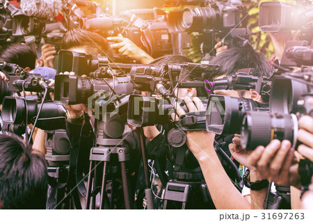 large number of press and media reporter event large number of press and media reporter event 31697263