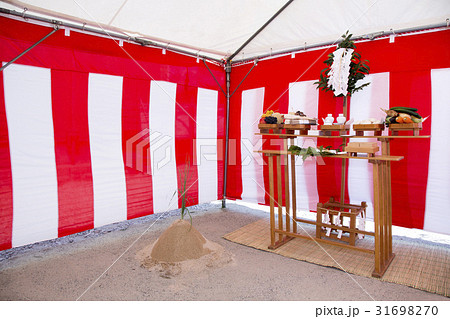 建設時の地鎮祭 建設時の地鎮祭 31698270