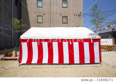 建設現場の地鎮祭 建設現場の地鎮祭 31698271