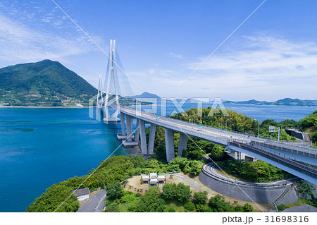 多々羅大橋（しまなみ海道）　空撮 31698316