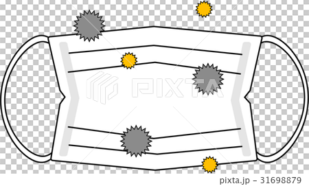 ウイルスを防ぐマスク 31698879