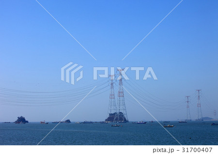 ボート 送電塔 霊興島 31700407