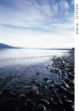 南島 ニュージーランドの 砂利 31703440