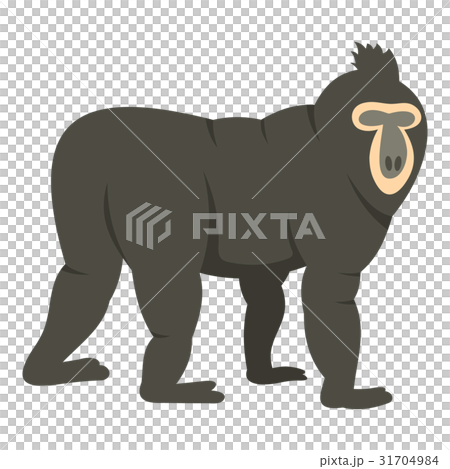 Mandrill icon isolated - Stock Illustration [31704984] - PIXTA