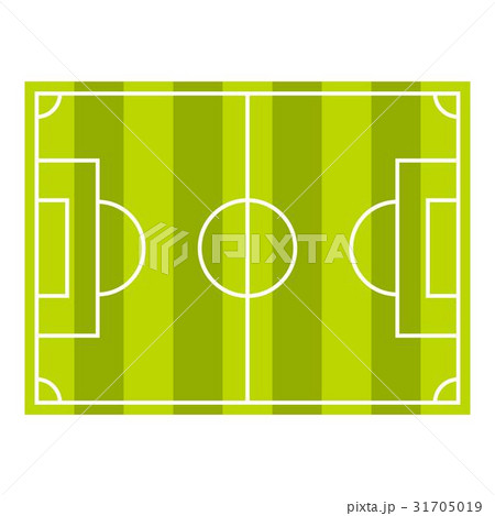 Soccer field or football grass field icon isolated 31705019