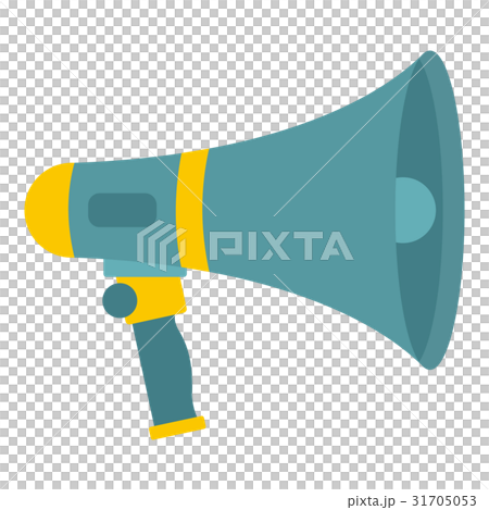 Loudspeaker icon isolated 31705053