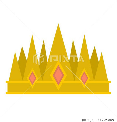 Crown icon isolated 31705069
