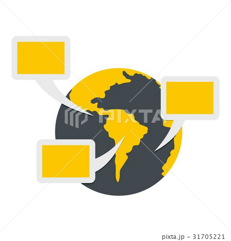 Global communication icon isolated 31705221