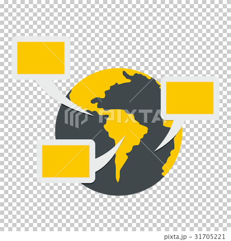 Global communication icon isolated 31705221