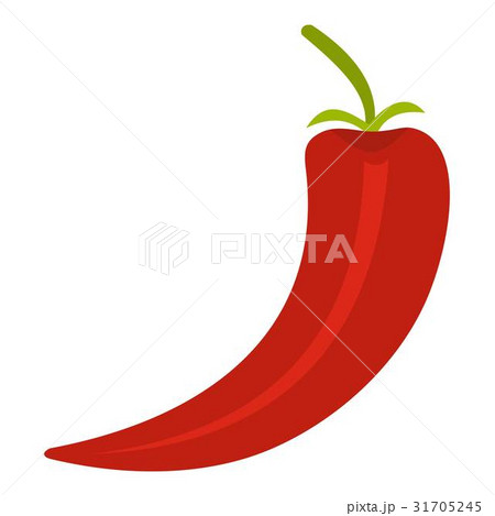 Red hot chili pepper icon isolated 31705245
