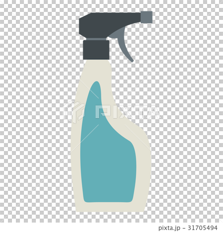 Blue sprayer bottle icon isolated 31705494