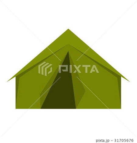 Tourist or a military tent icon isolated 31705676