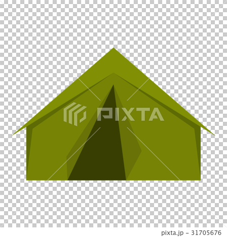 Tourist or a military tent icon isolated 31705676