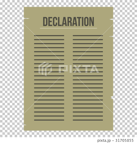 Declaration of Independence icon isolated 31705855