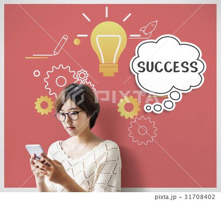 Imagining creative inspiration thought bubble Imagining creative inspiration thought bubble 31708402