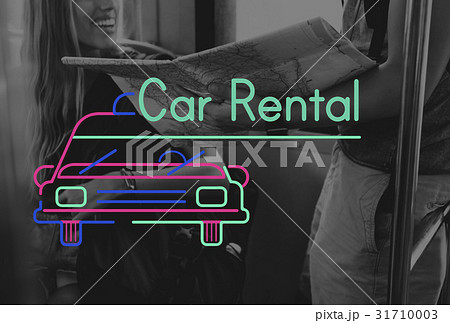People Travel Journay and Car Graphic Icon People Travel Journay and Car Graphic Icon 31710003