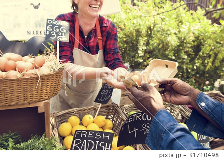 Woman owner fresh gracery organic shop 31710498