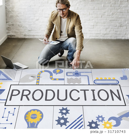 Manufacture Production Industry Ideas Concept Manufacture Production Industry Ideas Concept 31710743