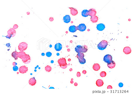Abstract red blue ink splash Abstract red blue ink splash 31713264