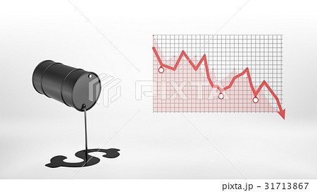 3d rendering of a black barrel leaking oil and 3d rendering of a black barrel leaking oil and 31713867