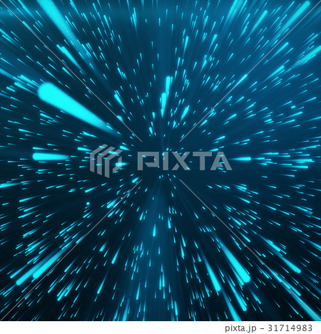 Abstract Background With Star Warp or Hyperspace 31714983