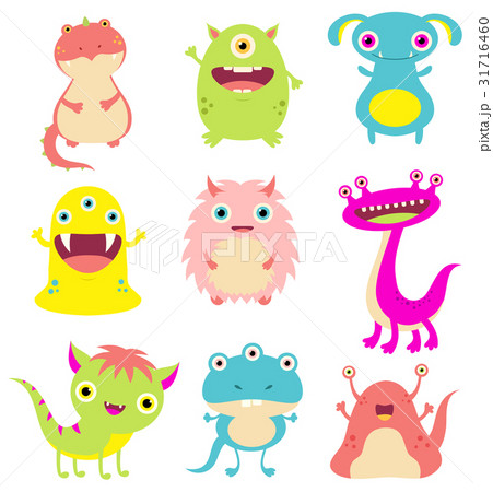 Set of cute cartoon monsters 31716460