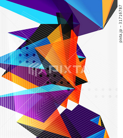 3d triangles geometric vector 3d triangles geometric vector 31716787