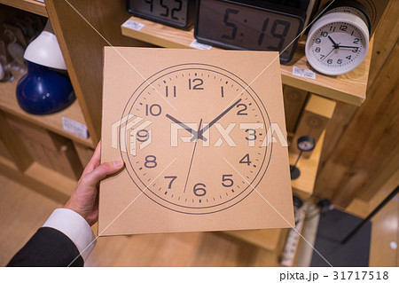 A Clock in a Cardboard Box A Clock in a Cardboard Box 31717518