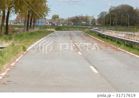 Abandoned road in the Netherlands 31717619