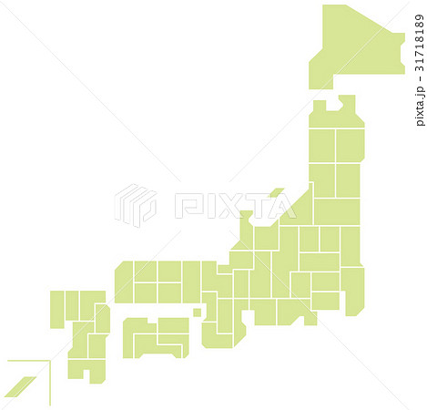 日本地図 ベクター素材 日本地図 ベクター素材 31718189