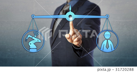 Machine Automation on a par with Human Labor 31720288