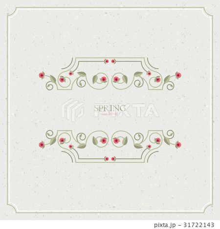 Art deco vintage design of retro flourishes frames 31722143