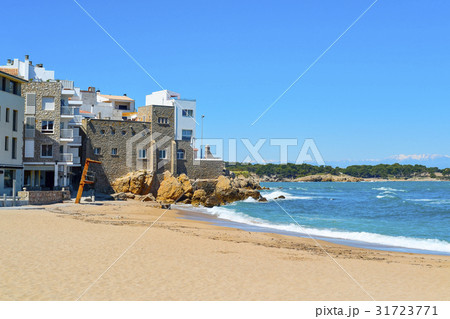 Malaespina beach in Calella de Palafrugell, Spain Malaespina beach in Calella de Palafrugell, Spain 31723771