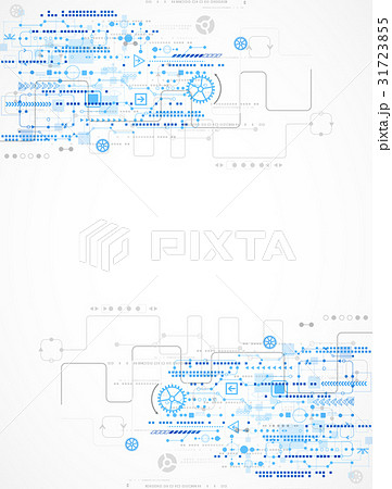 Abstract dotted technological background Abstract dotted technological background 31723855