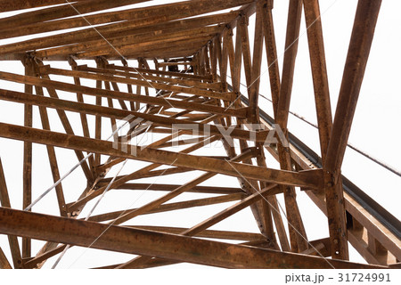 Steel frame of piling machine. 31724991