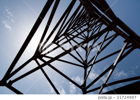 Steel frame of piling machine. Steel frame of piling machine. 31724997