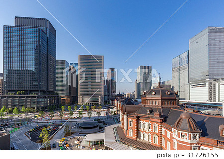 東京駅と周りの高層ビル群3 東京駅と周りの高層ビル群3 31726155
