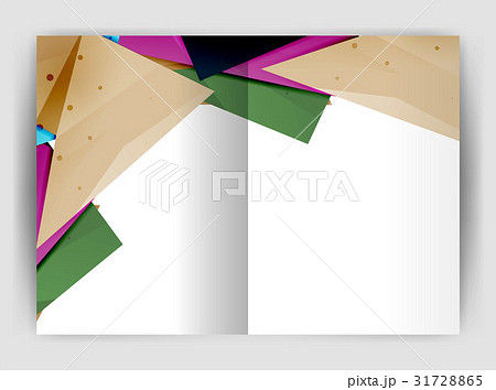 Triangle business print template 31728865