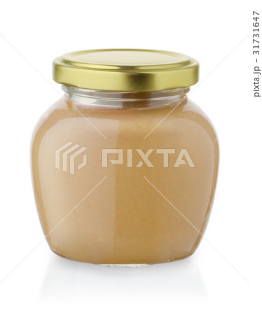 Front view of  hummus jar 31731647