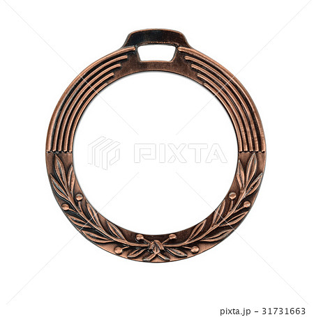 Single bronze medal with blank space 31731663