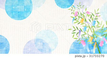 七夕　竹　飾り　背景  31733270